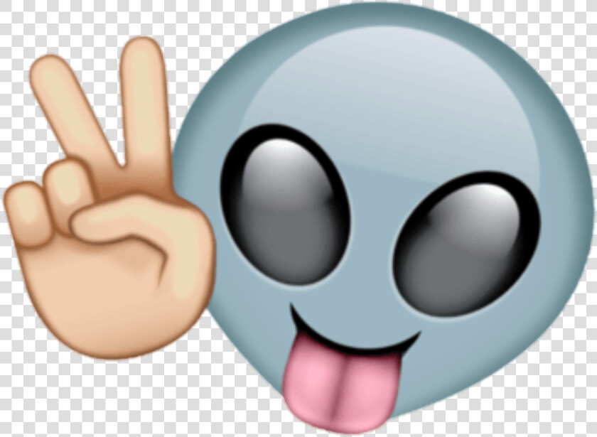 Transperat Alien Emoji With Flowers Gardening Flower  HD Png DownloadTransparent PNG