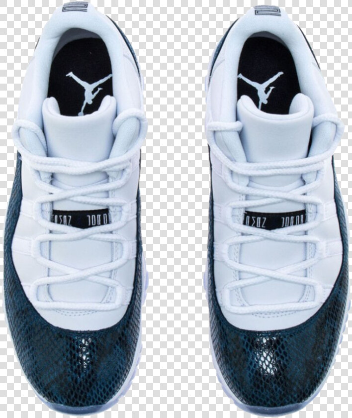 Air Jordan 11 Low Blue Snakeskin 2019 Hall Of Sneakz  HD Png DownloadTransparent PNG