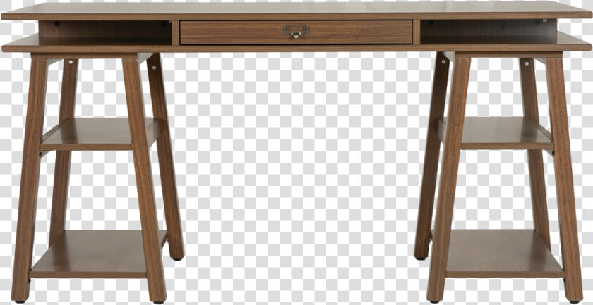 Double Star Furniture Hampton Trestle Computer Desk   Trestle Desk Nz  HD Png DownloadTransparent PNG