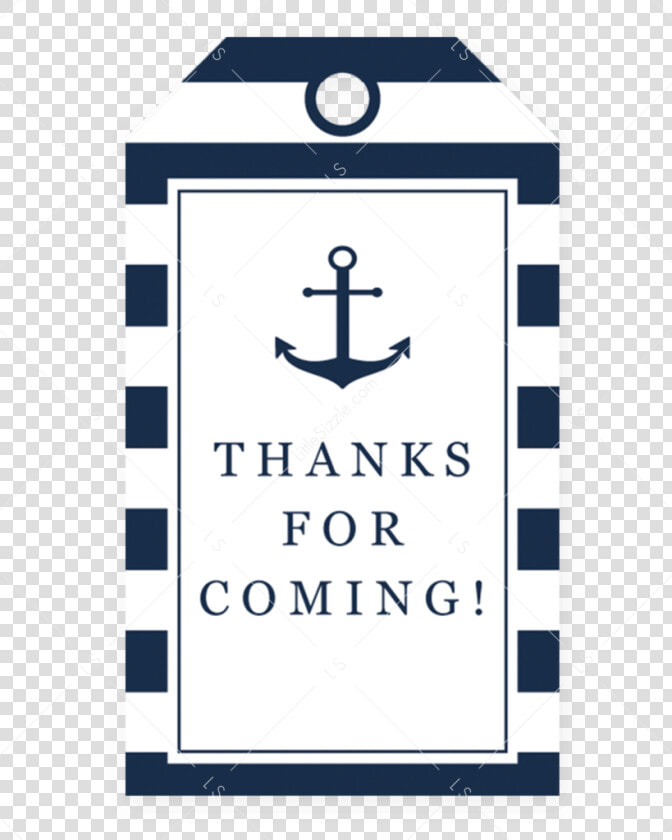 Gift Tag Template Png   Thank You For Coming Tag  Transparent PngTransparent PNG