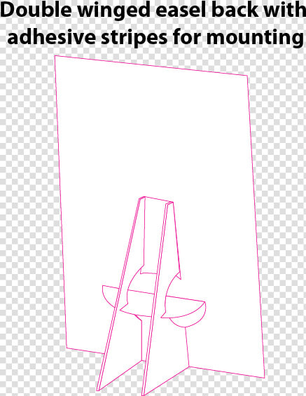Double Winged Easel Back   Illustration  HD Png DownloadTransparent PNG