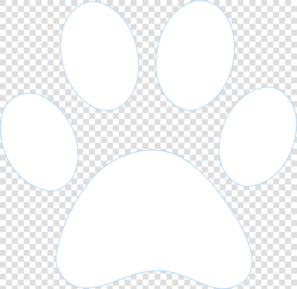Paw Print Outline Svg Clip Arts   White Paw Print Clipart  HD Png DownloadTransparent PNG
