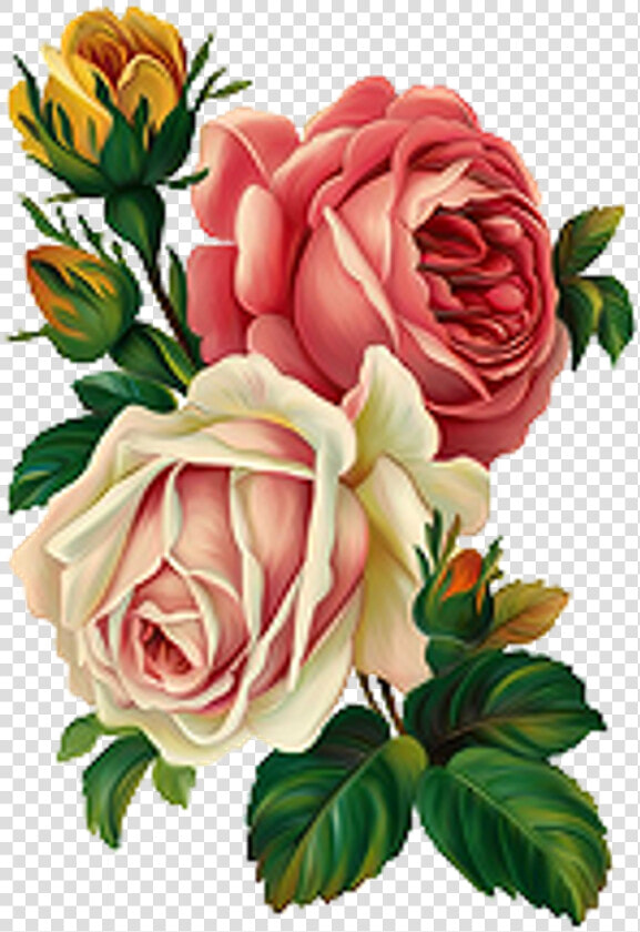 Vintage Flower For Decoupage  HD Png DownloadTransparent PNG