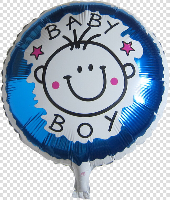 Round Baby Shower Mylar Balloon   Baby Boy Round Foil Balloon  HD Png DownloadTransparent PNG
