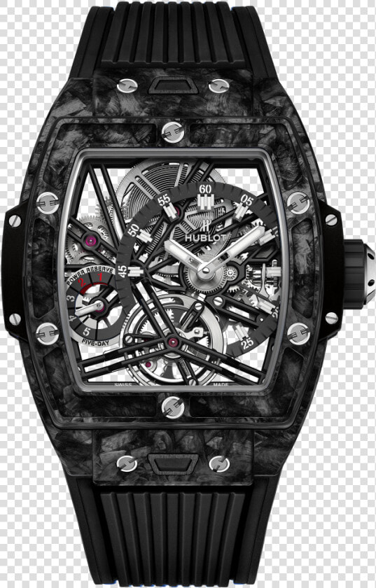 Spirit Of Big Bang Tourbillon Carbon Black   Hublot Spirit Of Big Bang Tourbillon  HD Png DownloadTransparent PNG