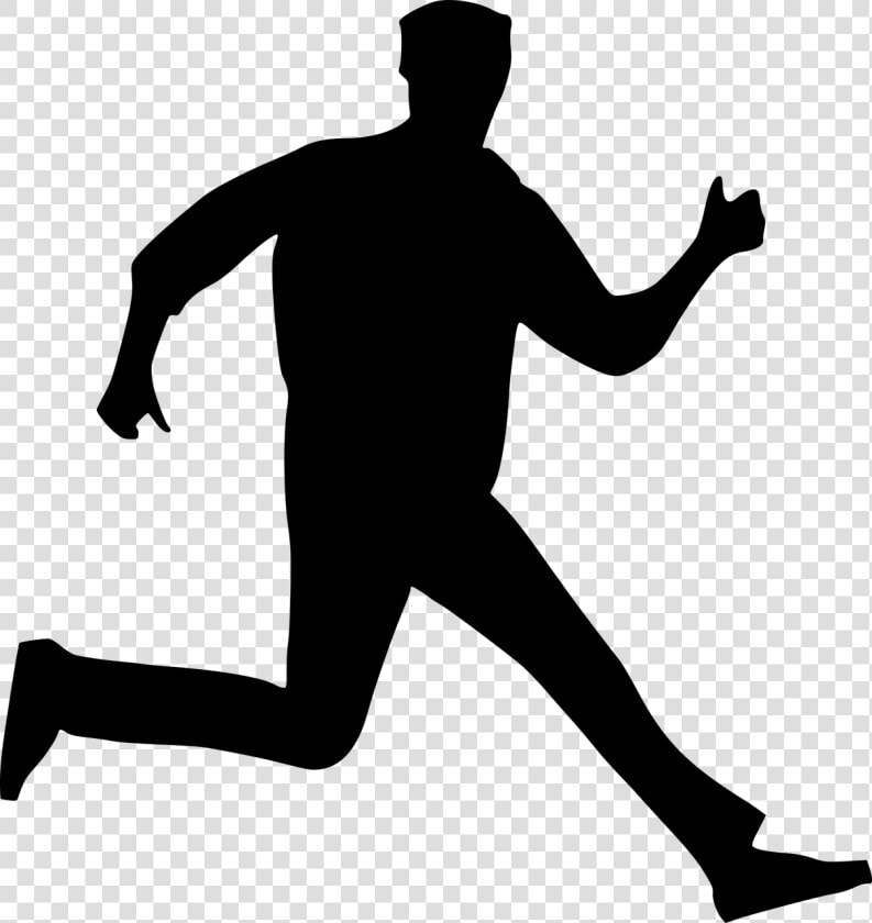 Man Jumping Silhouette Free Photo   Futsal Black And White  HD Png DownloadTransparent PNG