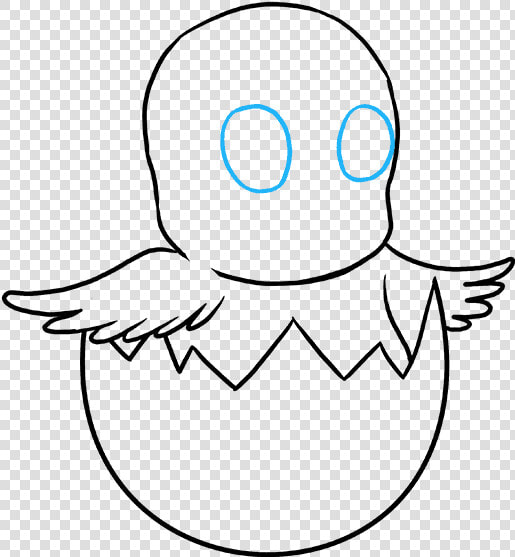 Drawing Egg Baby Chick   Easter Chick Peep Drawing  HD Png DownloadTransparent PNG