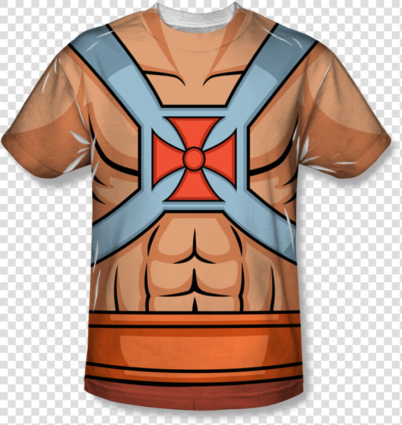 Masters Of The Universe™ He Man™ Costume All Over T   He Man Costume T Shirt  HD Png DownloadTransparent PNG