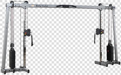 Body Solid Gdcc250 Cable Crossover Dual Stack Machine   Body solid Deluxe Cable Crossover Gdcc250  HD Png DownloadTransparent PNG