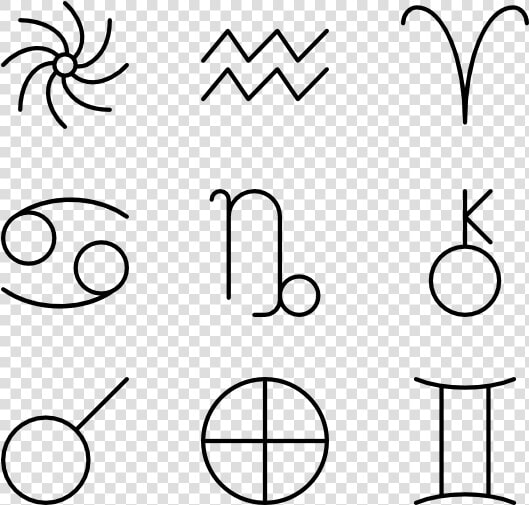 Astrology Signs Icon  HD Png DownloadTransparent PNG