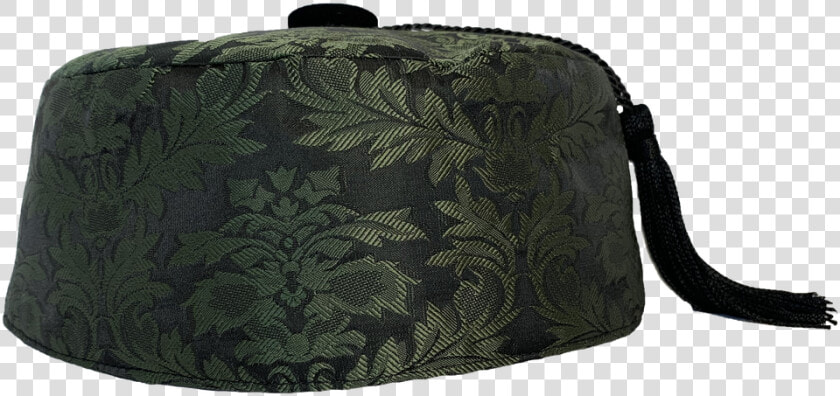 Our Olive Brocade Smoking Cap With Black Lining Is   Handbag  HD Png DownloadTransparent PNG