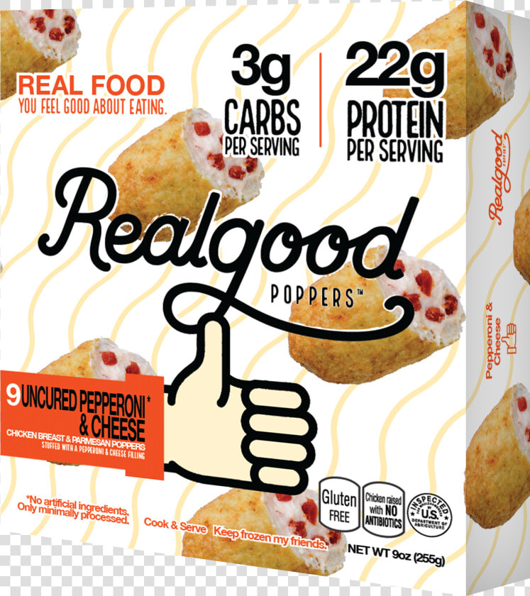 Real Good Foods Poppers  HD Png DownloadTransparent PNG