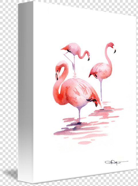 Druki Artystyczne Flamingos Abstract Watercolor Painting   Flamingo  HD Png DownloadTransparent PNG