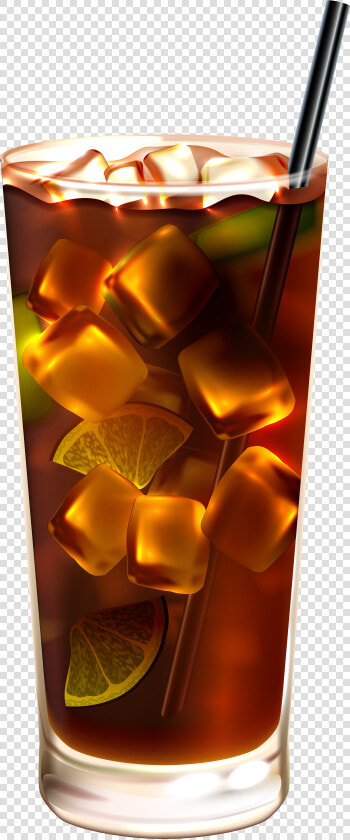 Cola With Ice Png Clip Art   Long Island Iced Tea Glass Vector  Transparent PngTransparent PNG