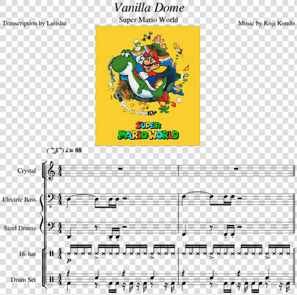 Super Mario World Donut Plains Piano  HD Png DownloadTransparent PNG