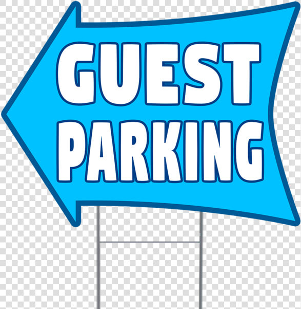 Guest Parking 2 Sided Arrow Yard Sign  HD Png DownloadTransparent PNG