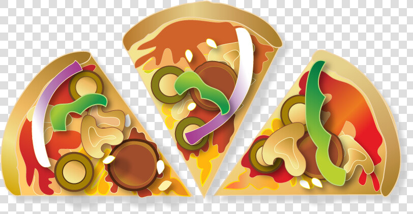 Pizza Slices   Chocolate   Pizza 6 Slice Cartoon  HD Png DownloadTransparent PNG