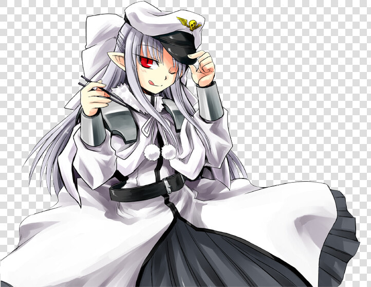 Transparent Karin Kanzuki Png   White Len Melty Blood  Png DownloadTransparent PNG