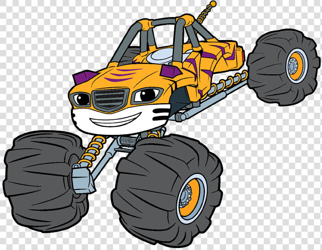 Monster Truck Car Tire Clip Art   Crusher Pickle Stripes Blaze And The Monster Machines  HD Png DownloadTransparent PNG