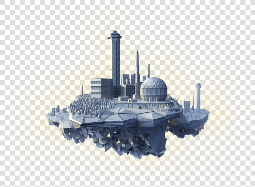  city  floating  white  snow  sky  ftestickers  island   Sellafield Ltd  HD Png DownloadTransparent PNG