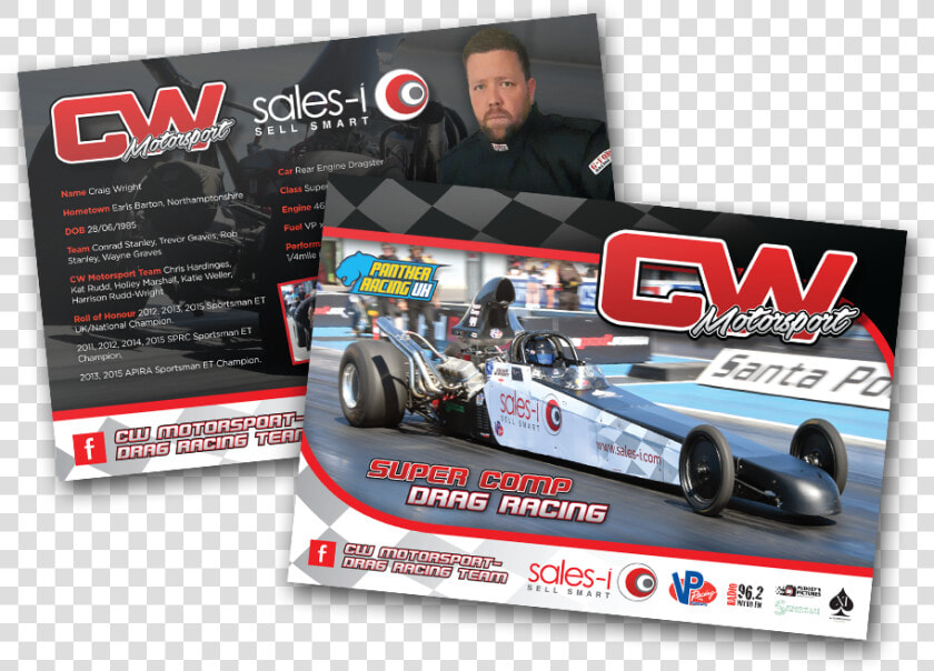Craig Wright Drag Racing Hero Card Handout   Png Download   Indycar Series  Transparent PngTransparent PNG