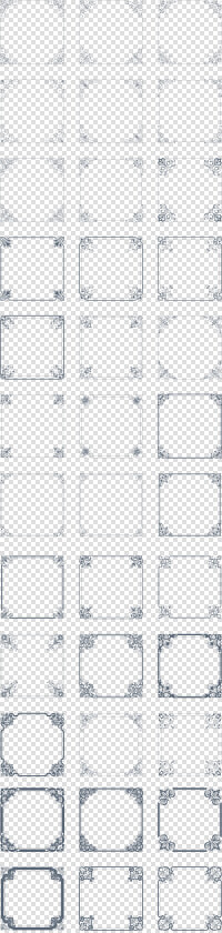 Preview All The Vintage Vector Borders  Carefully Traced   Ink  HD Png DownloadTransparent PNG