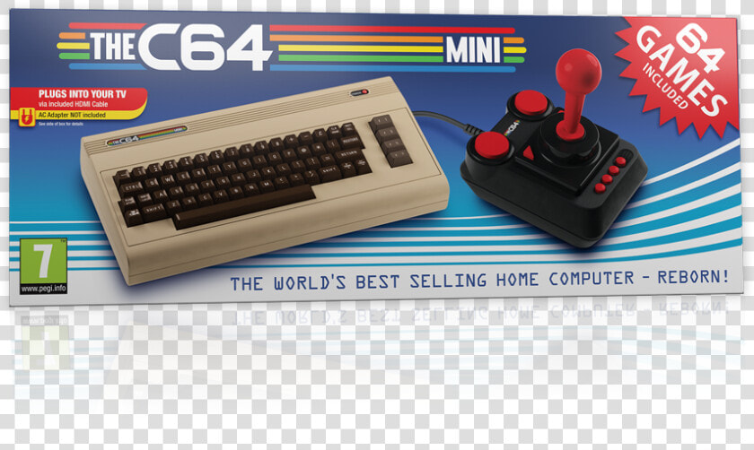 C64 Mini Retro Gaming Console  HD Png DownloadTransparent PNG