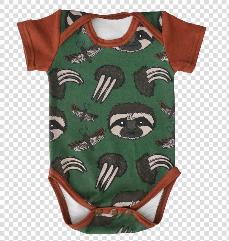 Sloth Green Baby Toddler Onesie Unisex Gender Neutral   Beetle  HD Png DownloadTransparent PNG
