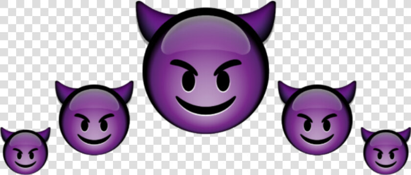  emoji  devil  crown  corona  demonio  heartcrown  coronadecorazones   Devil Emoji Sticker Png  Transparent PngTransparent PNG