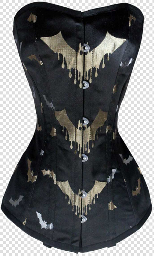 Gold Silver Bat Corset  HD Png DownloadTransparent PNG