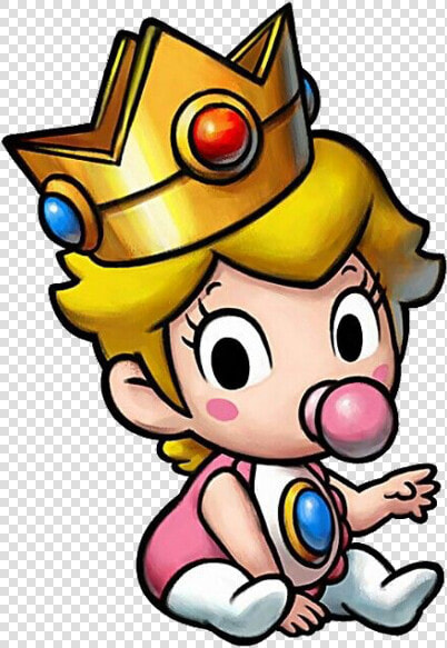 It Is A Baby Princess Peach   Mario And Luigi Partners In Time Art  HD Png DownloadTransparent PNG