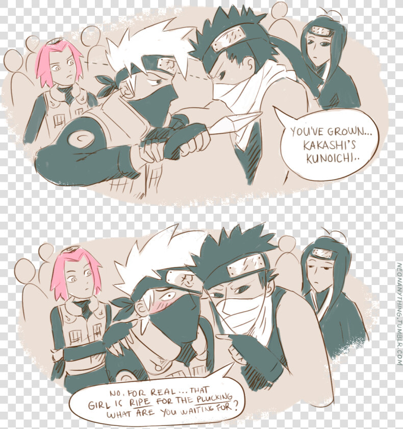 “ Naruto 521 a Quick Little Something For Dimisfit   Jealous Kakashi  HD Png DownloadTransparent PNG