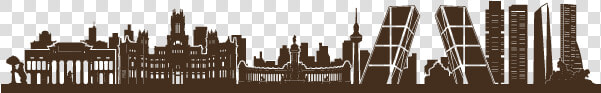 Vinilo Decorativo Adhesivo Skyline Madrid Madrid Cuadros   Skyline Madrid Png  Transparent PngTransparent PNG