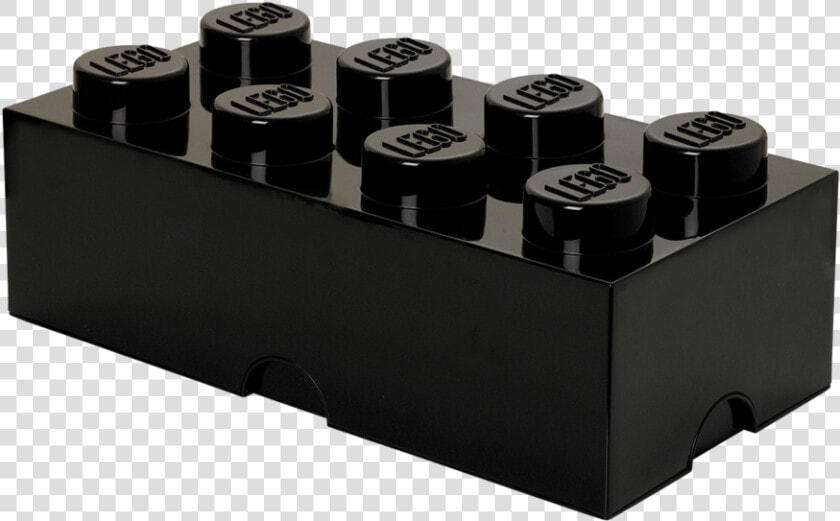 4004 Lego Storage Brick 8 Black   Storage Brick Lego 8 Black  HD Png DownloadTransparent PNG