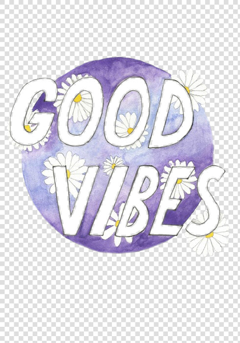 Good Vibes Purple Stickers  HD Png DownloadTransparent PNG