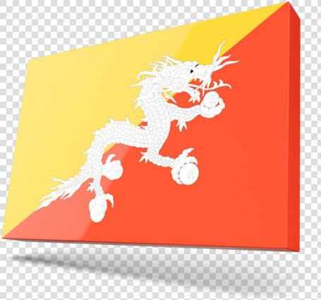 Thin Rectangular Icon   Flag Of Bhutan  HD Png DownloadTransparent PNG