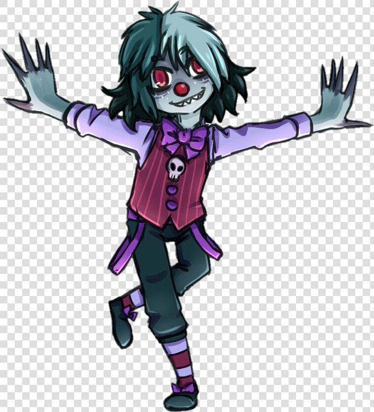 Clown Anime Halloween Cute Colorful Boy Animeboy Acg   Cute Anime Halloween Boy  HD Png DownloadTransparent PNG