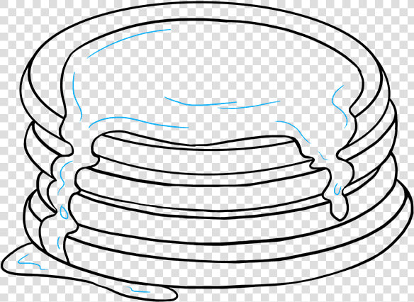 How To Draw Pancakes   Draw Pancakes  HD Png DownloadTransparent PNG
