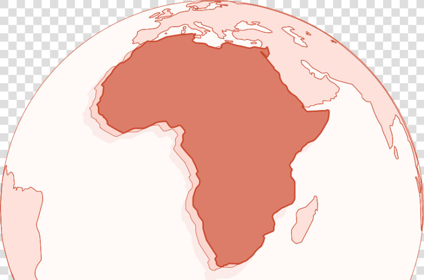 African Continent Centered On Globe   African Charter On The Rights And Welfare  HD Png DownloadTransparent PNG
