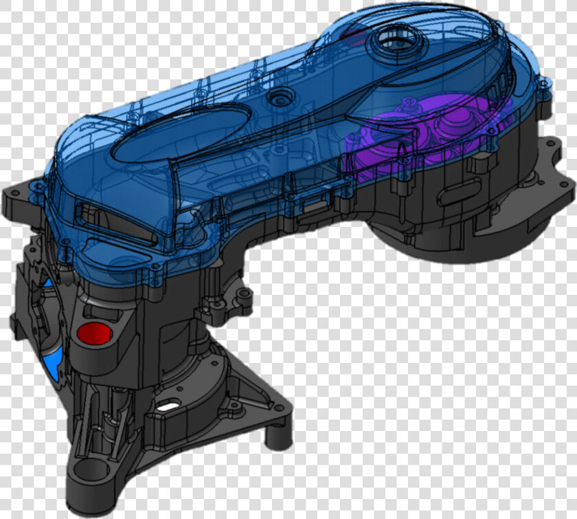 Cnc Engine Crank case Design   Water Gun  HD Png DownloadTransparent PNG