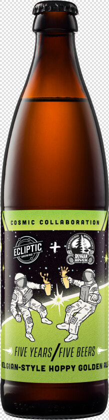 Eclp 500ml Bottle 5beers5years Russianriver 2200   Beer Bottle  HD Png DownloadTransparent PNG