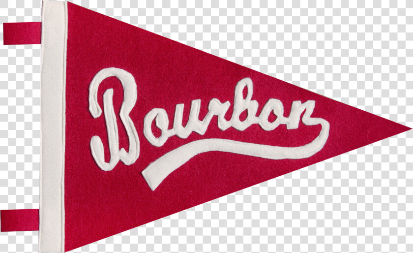 Bourbon Team Pennant   Png Download   Calligraphy  Transparent PngTransparent PNG