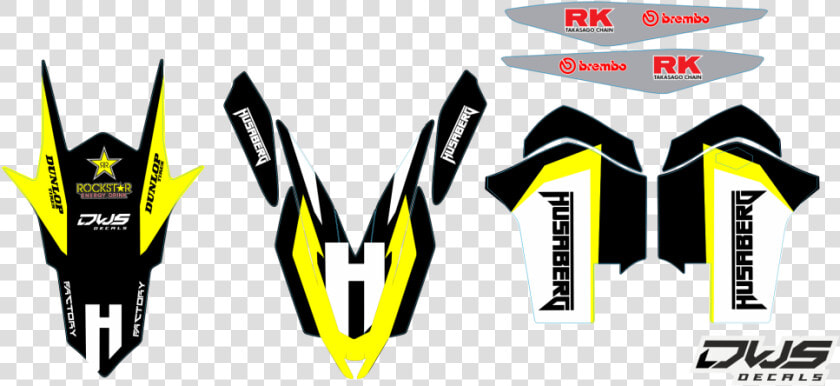 Trimset Husaberg Fe Te 2013 2018 Model   Husaberg Rear Fender Decal  HD Png DownloadTransparent PNG