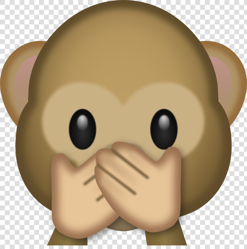 Speak No Evil Clipart   Monkey Emoji Png  Transparent PngTransparent PNG
