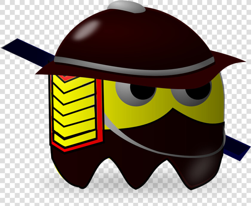 Samurai  Baddie  Pacman  Pac man  Cartoon   Pacman Pedang  HD Png DownloadTransparent PNG
