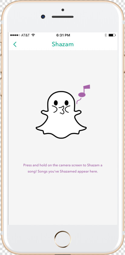 New Snapchat Update Shazam Feature   Iphone  HD Png DownloadTransparent PNG