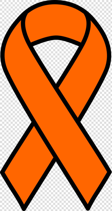 Clip Art Orange Ribbon Clip Art   Clip Art Breast Cancer Ribbon  HD Png DownloadTransparent PNG