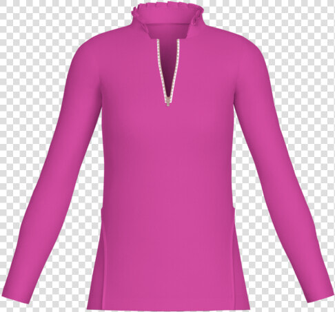 Purple Long Sleeve Golf Shirt   Sleeve  HD Png DownloadTransparent PNG