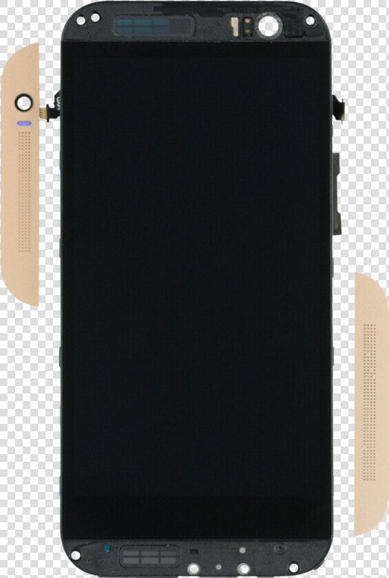 Htc One Amber Gold Display Assembly With Frame   Smartphone  HD Png DownloadTransparent PNG