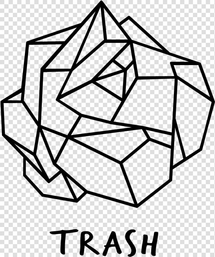 Originating From Crumpled Paper  This Bold And Geometric   Crumpled Paper Clipart  HD Png DownloadTransparent PNG